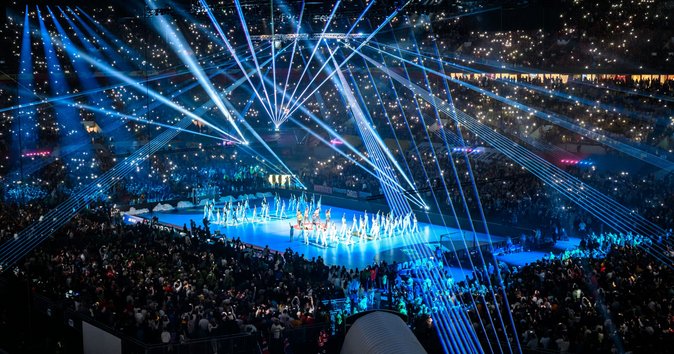 Eröffnungsshow Handball EM vor 53.000 Zuschauer